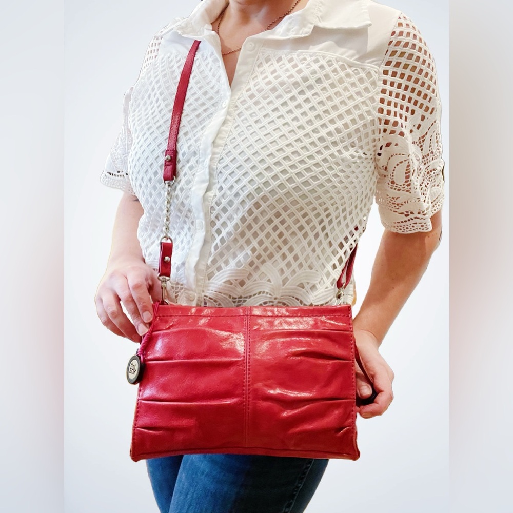 The Sak Charleston Convertible Clutch in Red